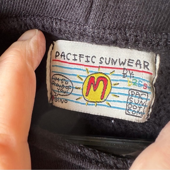 Pacsun Fun Black Sunscreen Hooded Sweatshirt - Picture 5 of 10